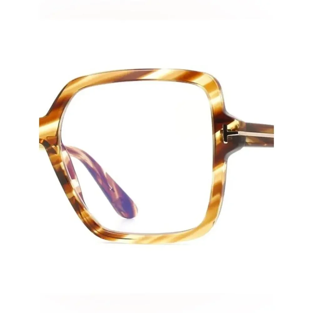 NEW!!! Tom Ford FT6063-B 055 Tortoiseshell Square Women Glasses Authentic